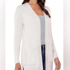 Matty M white Women's Cardigan